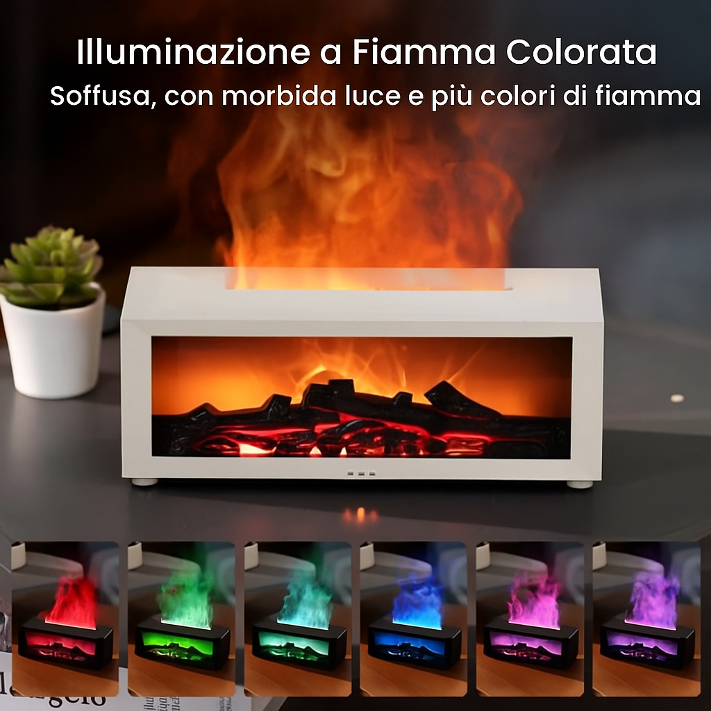 Firehome™ – Diffusore a Effetto Fiamma che Trasforma la Tua Casa in Relax